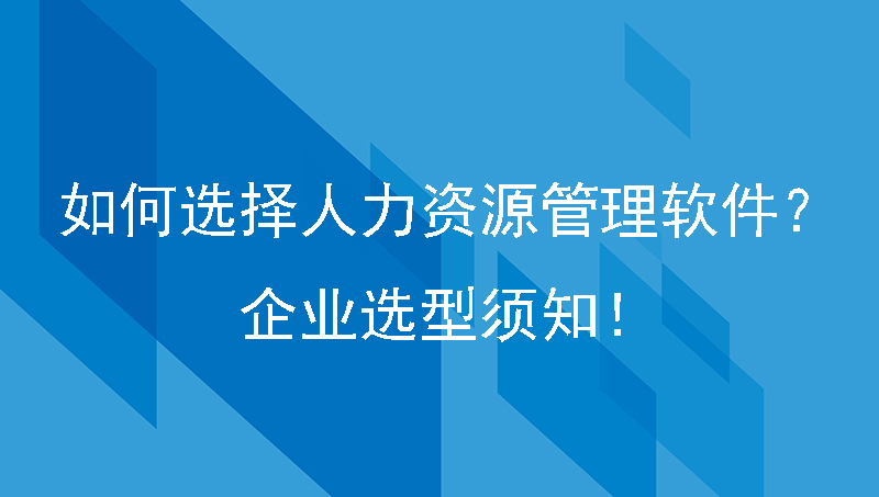 人力资源管理软件