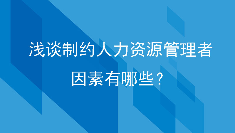 人力资源管理者